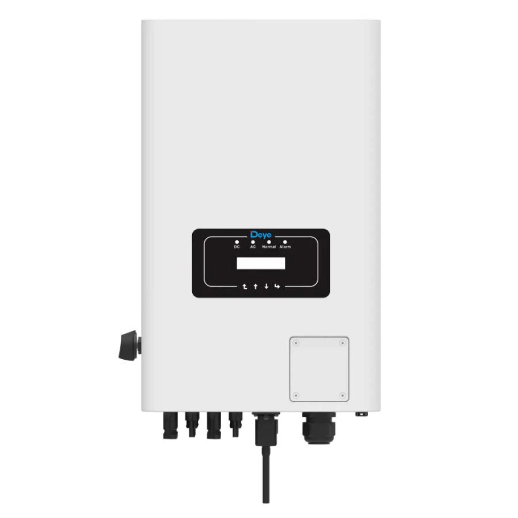 Inverter Fotovoltaico Deye Trifase di Rete On-Grid 30kW CEI 0-21 con Schermo LCD, Inclusi TA e WiFi Garanzia 10 Anni IP65 11812