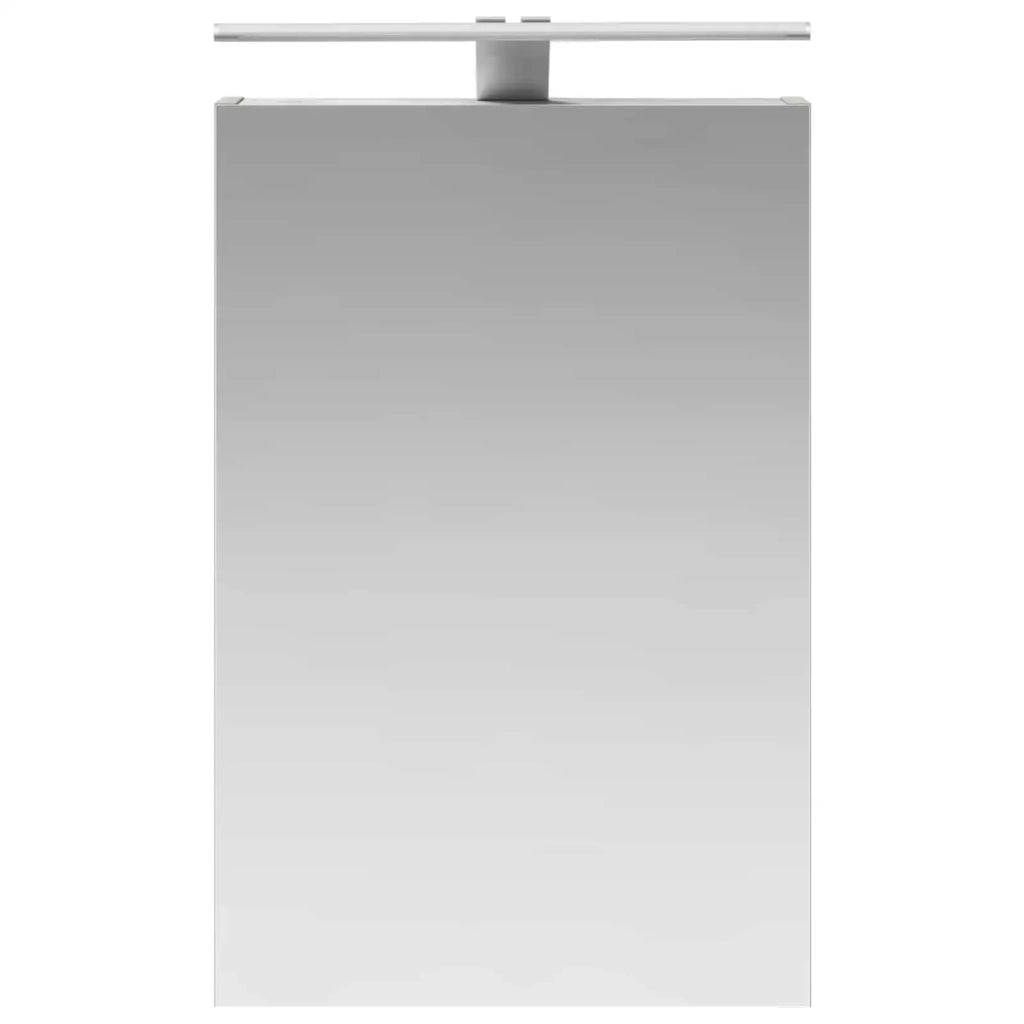 Mobiletto per specchio da bagno con lo scaffale Grigio cemento