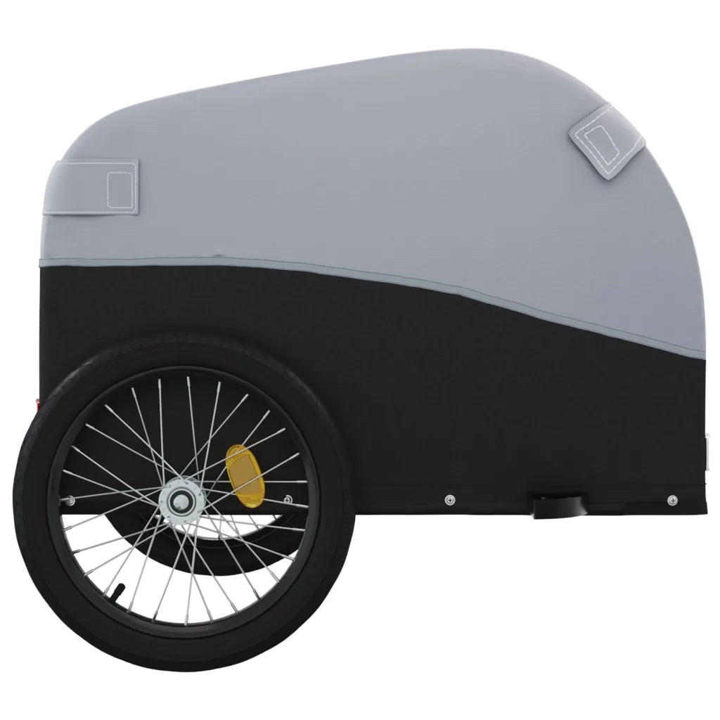 Rimorchio da Bici Nero e Grigio 30 kg in Ferro CFW8281632
