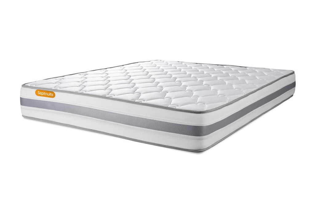 Pacchetto letto completo - Materasso 180x200cm + Box spring con doghe (kit) + 2 cuscini + Piumino - Molla Memo