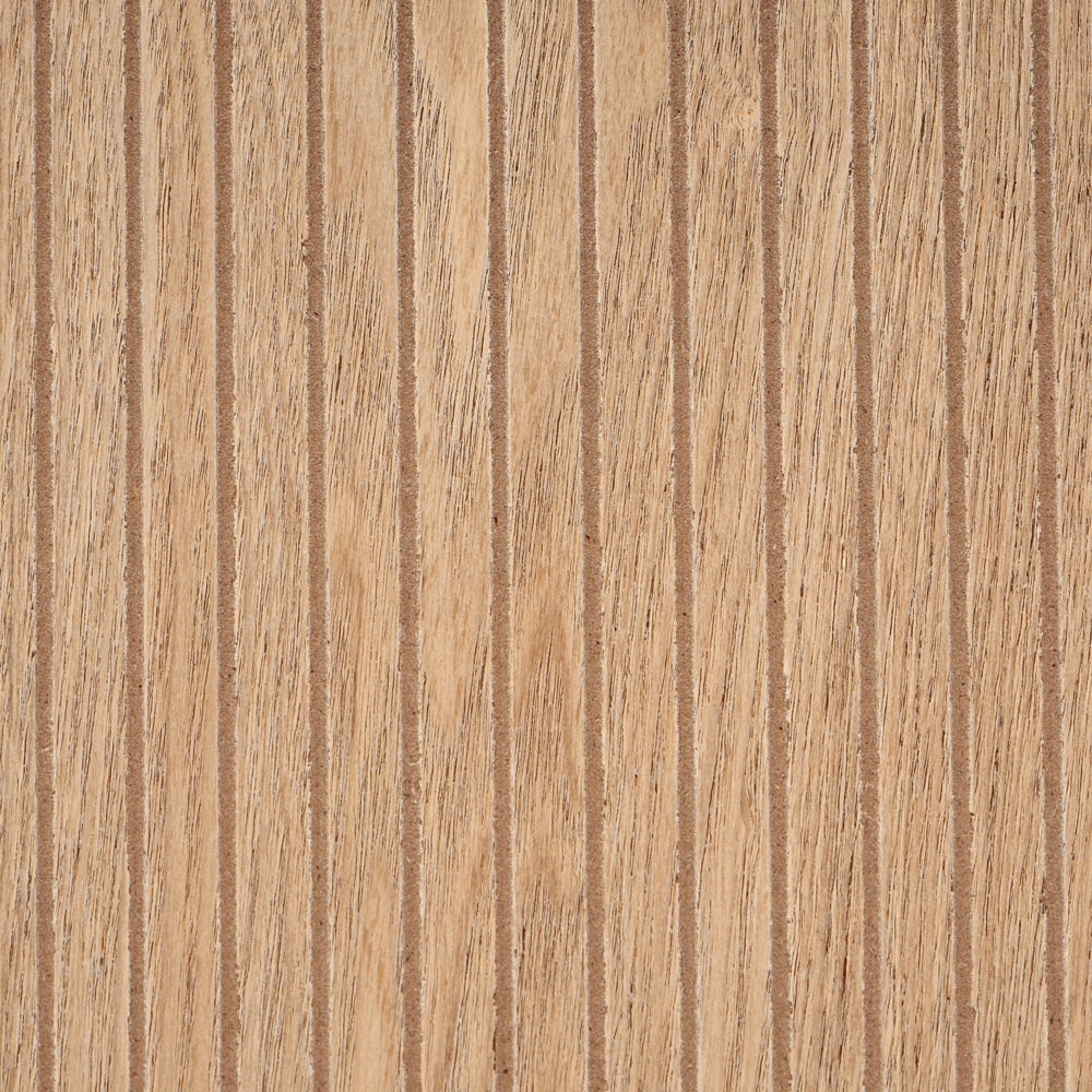 Cassettiera a 4 cassetti in legno di frassino naturale MDF nero a coste Soggiorno Camera da letto Moderna Stoccaggio