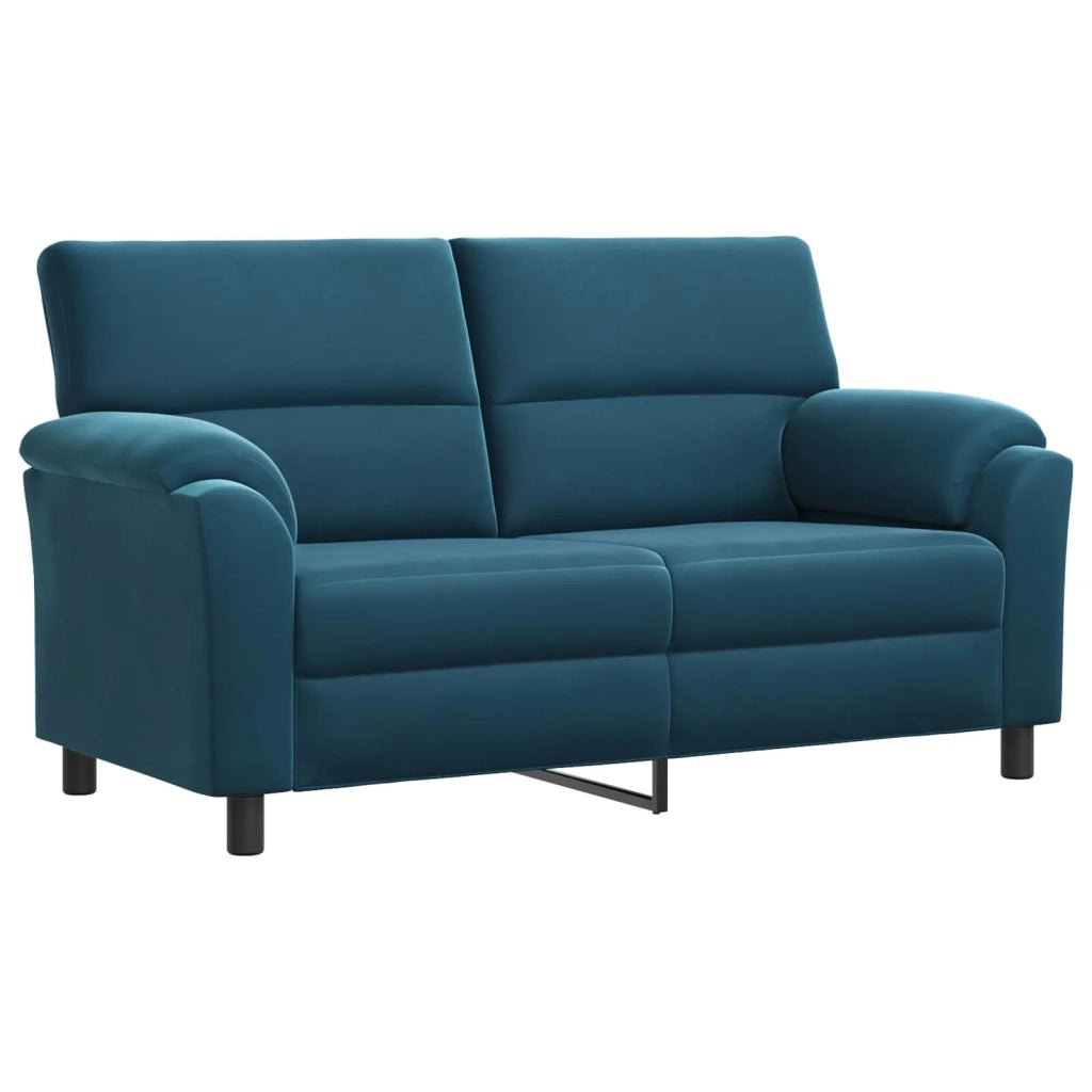Set di divani 3 pcs Blu Velluto 3430485