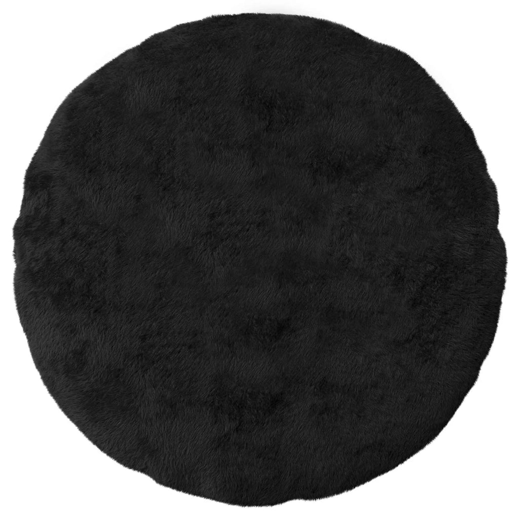 Federa 2 pz HEERLEN Nero Ø 40 cm Pelliccia di Coniglio Finta 922485