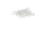 PLAFONIERA AUX GRIGIA QUADRATA IN PMMA 40W 5100LM CCT 3000 E 4000 E 6500K 60X5.5CM