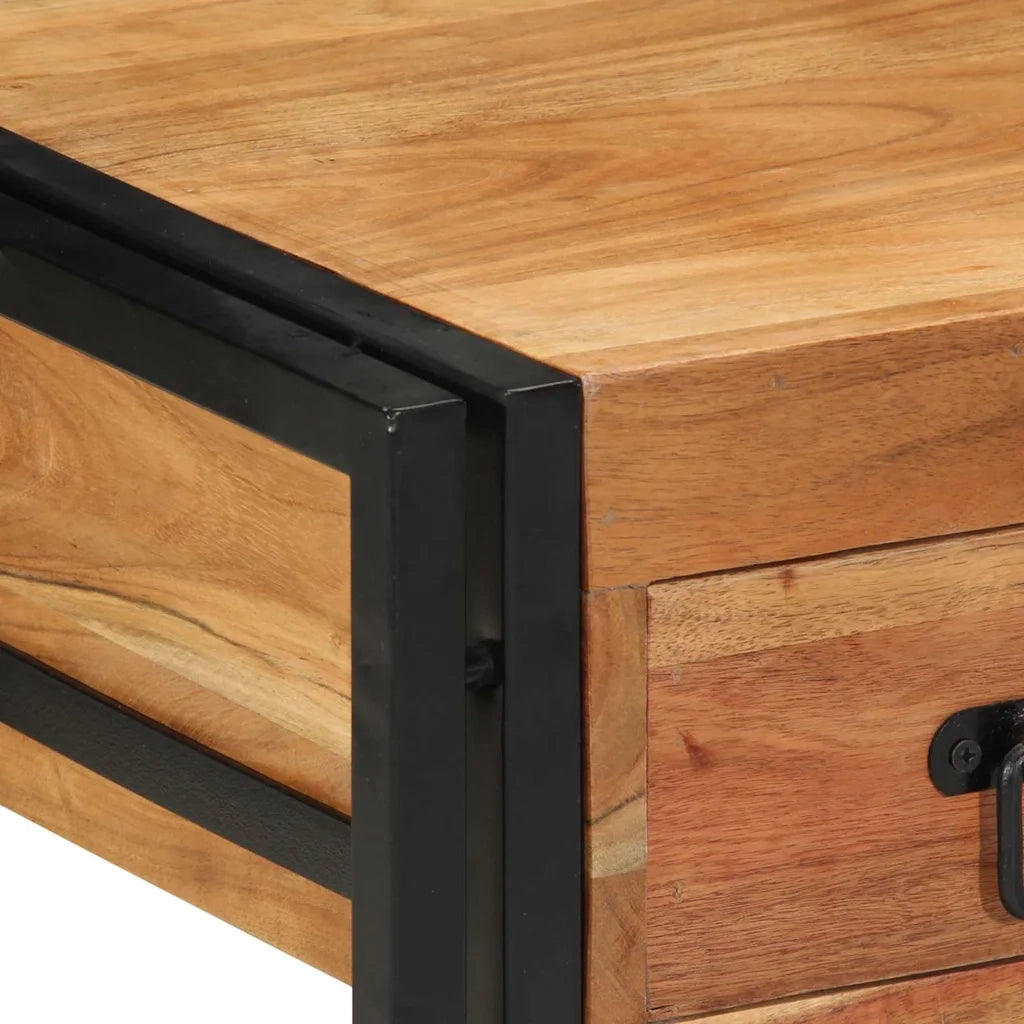 Armadio da Notte 2 pcs 40 x 40 x 50 cm Legno di Acacia Massello 4016705