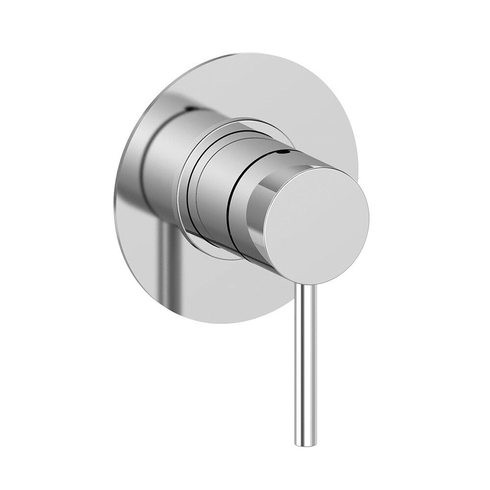 Miscelatore doccia ad incasso cromo in ottone con leva monocomando slim Alba