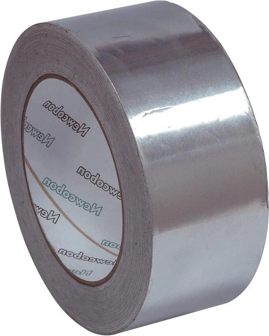 Plastico adesivo autoadesivo in alluminio 30 micrometer - 50 m x 100 mm dimensioni