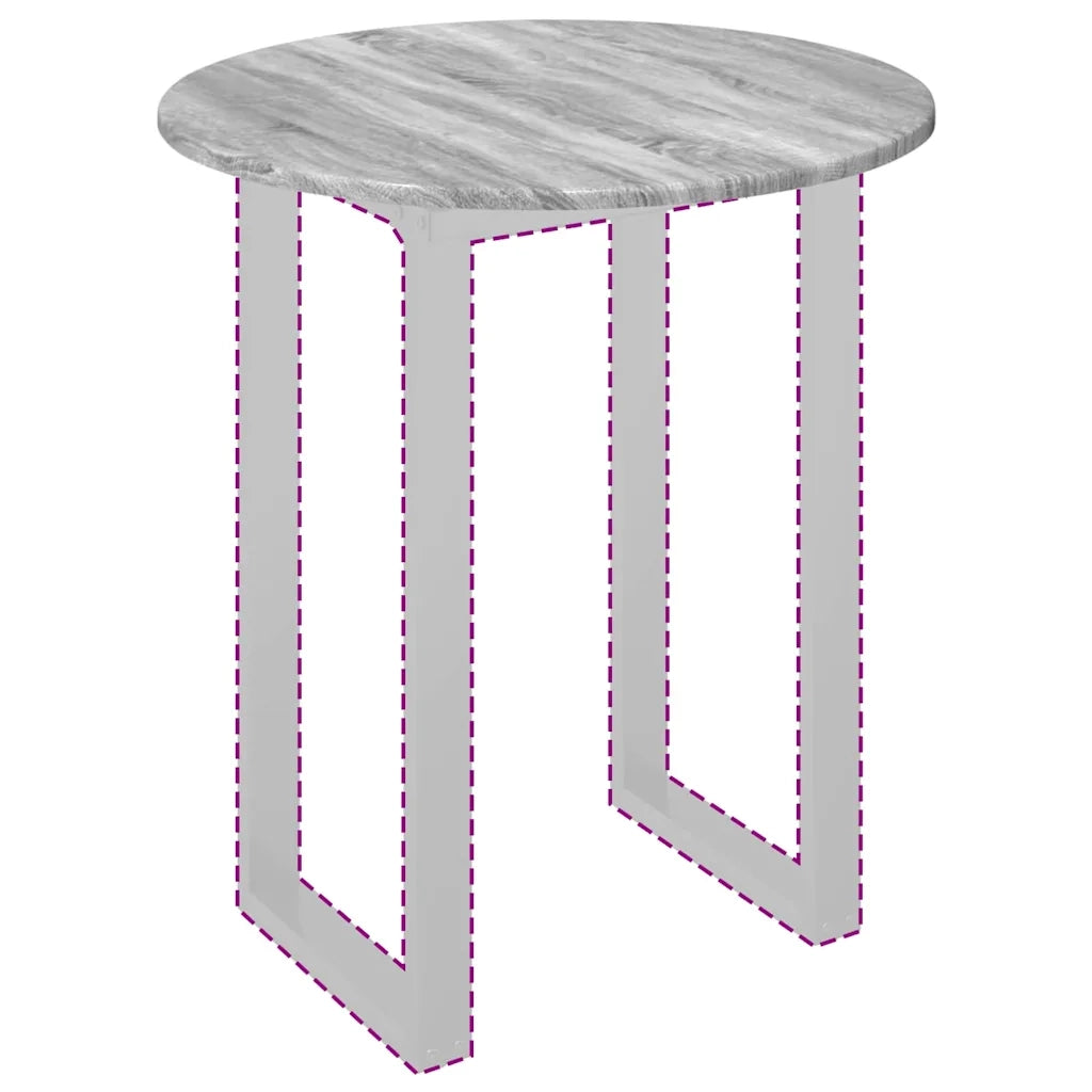 Piano del tavolo Ø 60 x 1,5 cm Rotondo Legno ingegnerizzato 880407