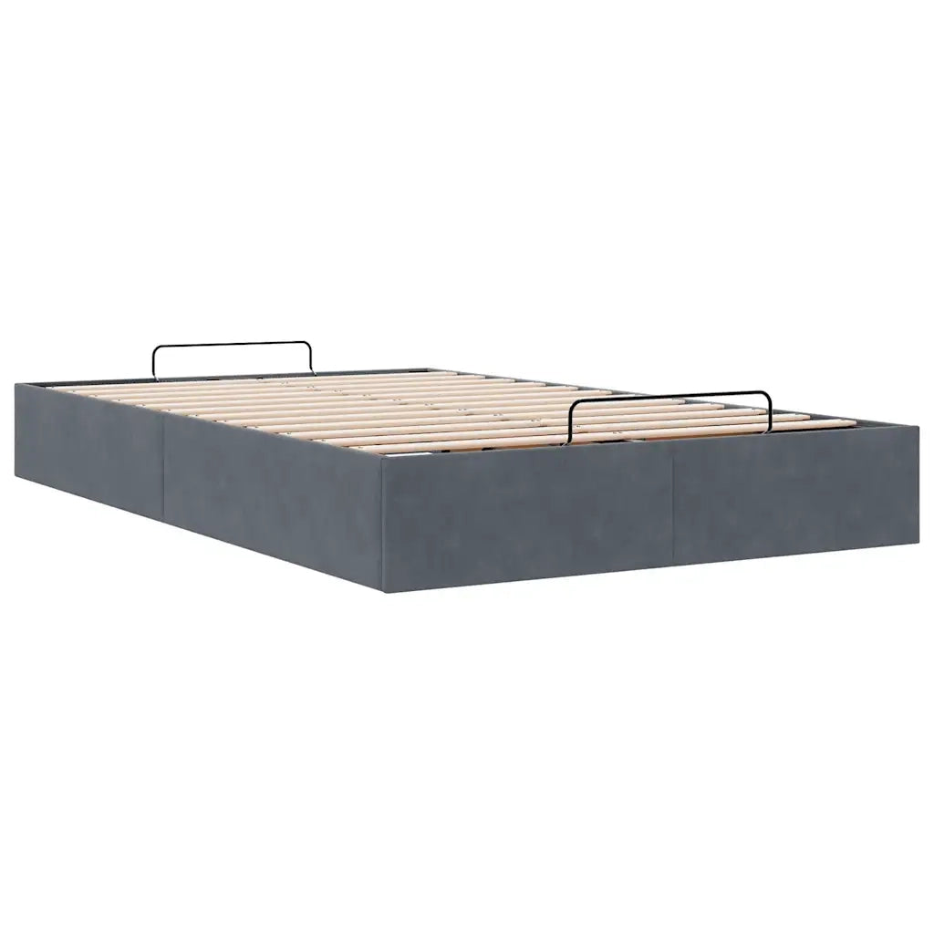 Struttura Letto Pouf Senza Materasso 80x200 cm Velluto