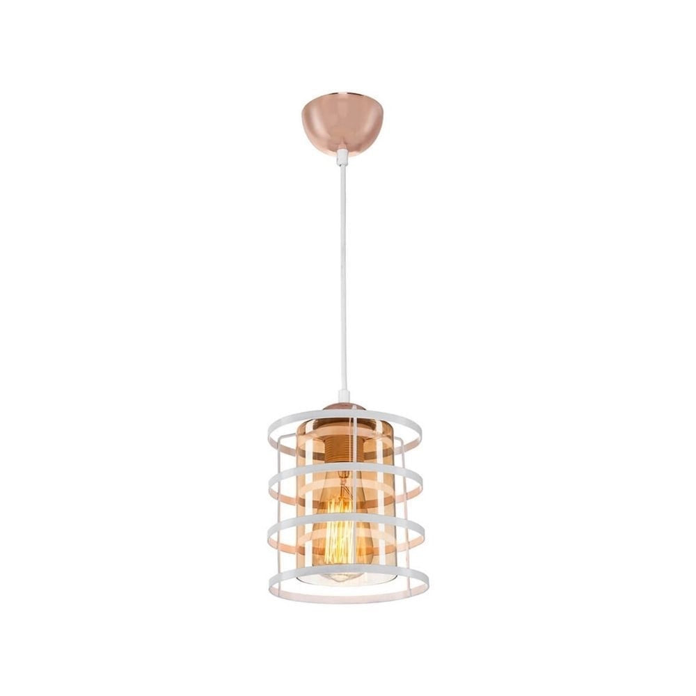 Lampada a sospensione metallo Mira ASZ1261 colore bianco