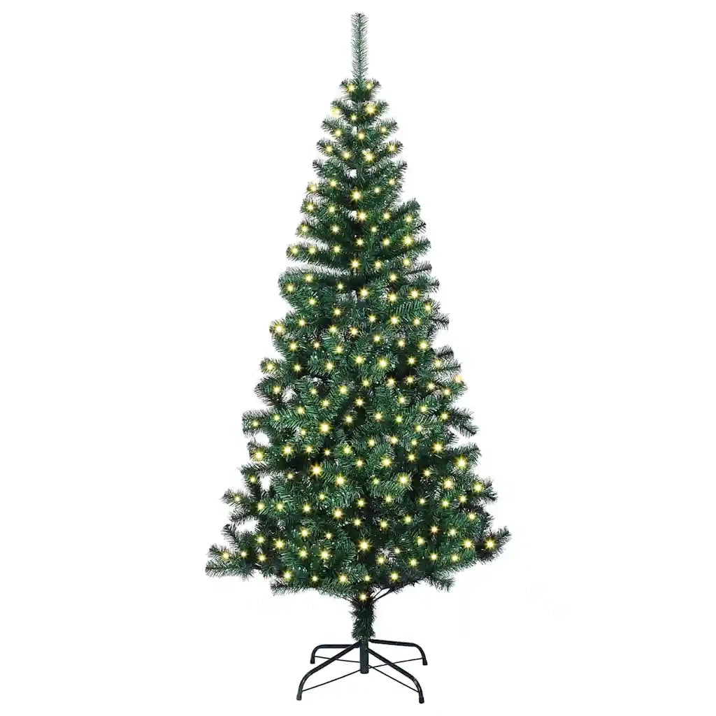 vidaXL Albero di Natale artificiale Verde 240 cm PVC
