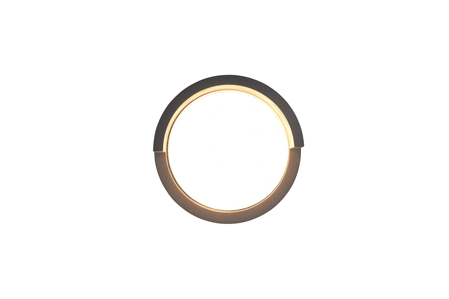 Applique da Esterno a LED SMD in Tessuto Nero Opaco