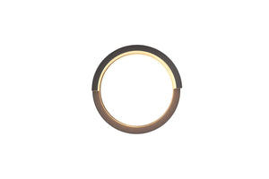 Applique da Esterno a LED SMD in Tessuto Nero Opaco