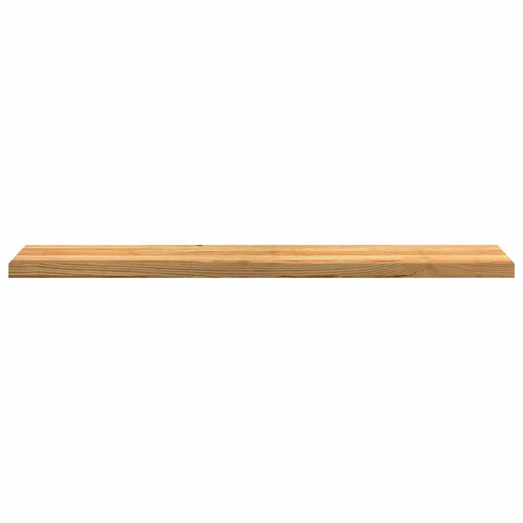 Davanzali 2 pz Marrone Chiaro 140x30x2 cm Legno Massello Rovere 4009155