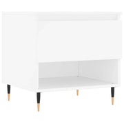 Tavolino da salotto | Tavolino da caff¨¨ | Tavolino da Soggiorno Bianco 50x46x50 cm in Legno Multistrato