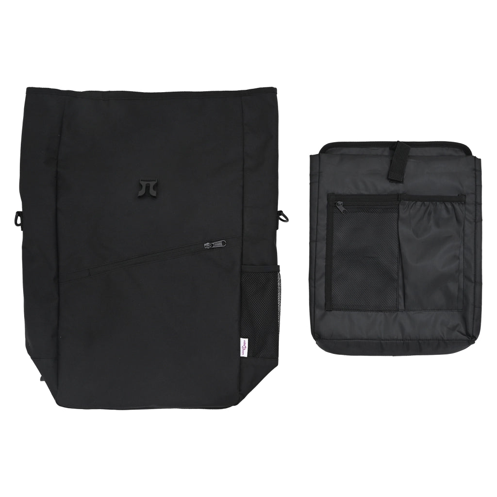 Borsa per bici per portapacchi 25 L Nera 33x16x48 cm