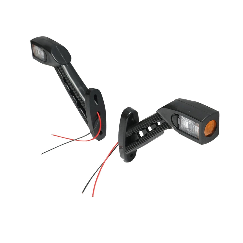 Set di luci di posizione laterali a LED con braccio 24V, rosso-bianco-giallo