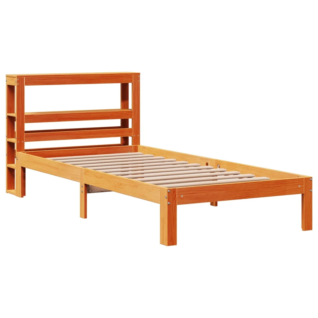 vidaXL Letto senza Materasso Marrone Cera 90x190 cm in Legno di Pino
