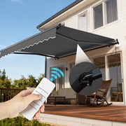 Zonnetenda Elettrica con Comando a Distanza 2,5x2 m Grigio Cassette