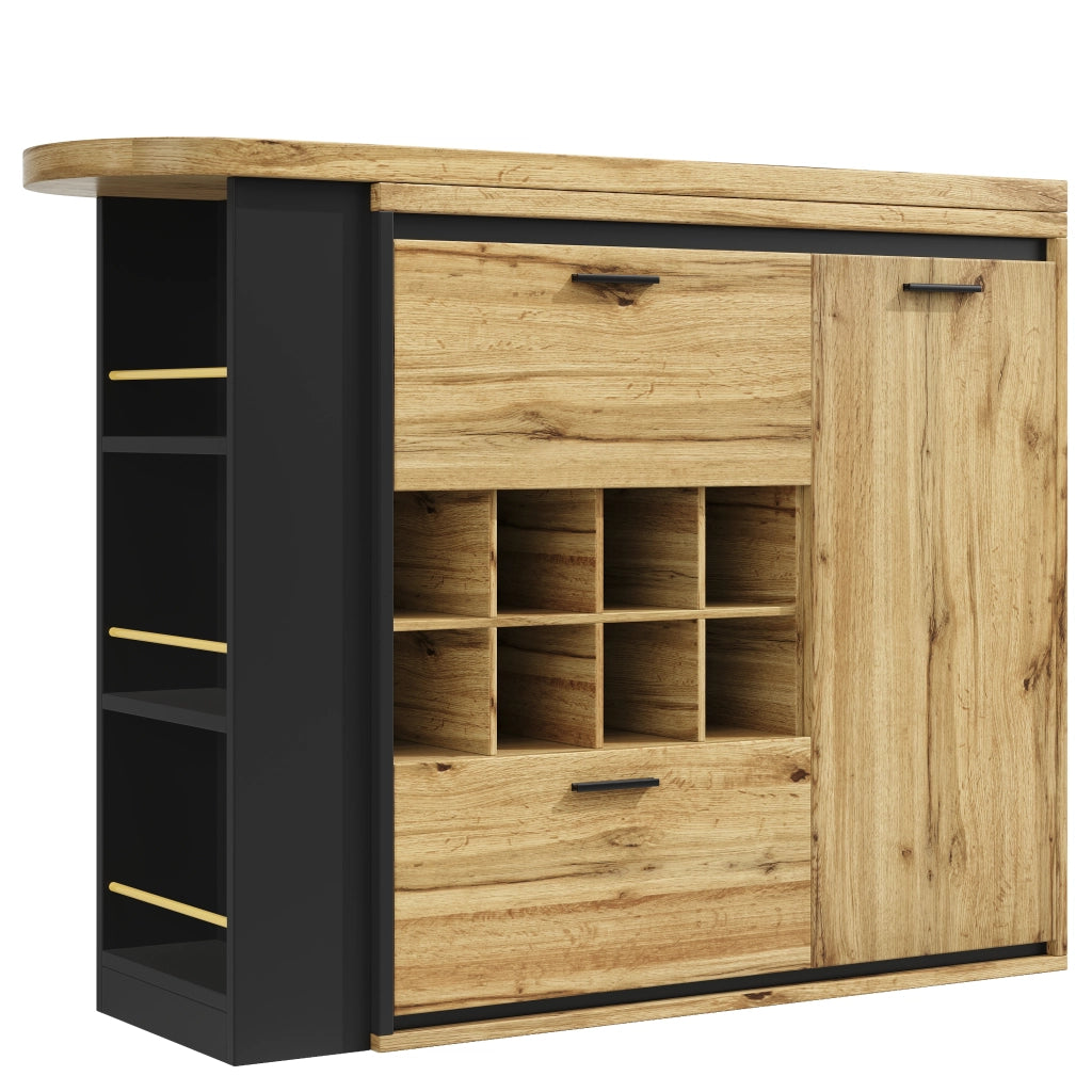 Tavolo da Pranzo Allungabile ¨C MINIMAL ¨C Piano Effetto Legno, 138-220x105 cm