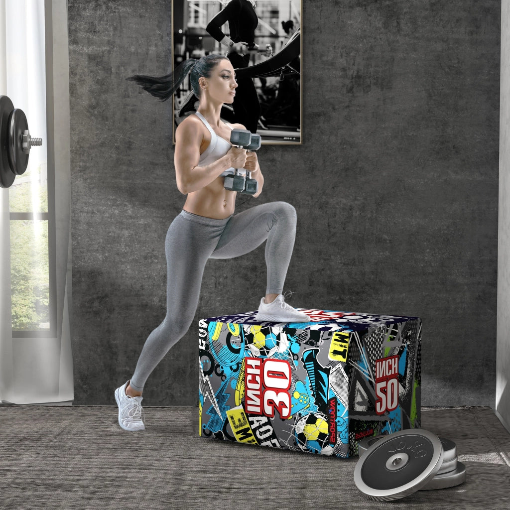Plyo Box 3 Altezze Antiscivolo ¨C Zephmum ¨C 76x61x51cm