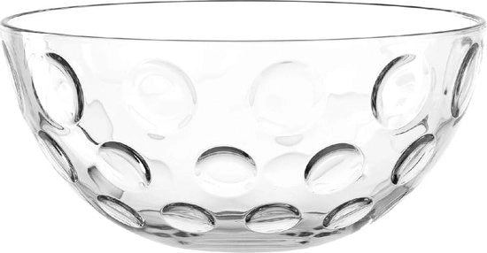 Piatto vetrato a forma rotonda 21,5 cm - Piatto decorativo per frutta con design moderno