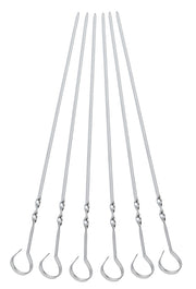 SPIEDINI PER BARBECUE 35 CM INOX AISI430 6 PZ- I GIARDINI DEL RE- 1,0 confezione