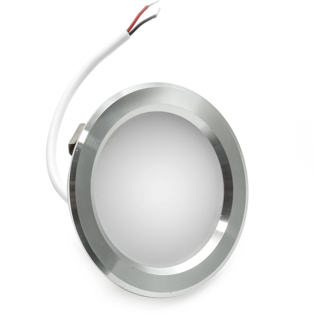 Faretto LED 3W slim incasso foro 60mm opaco luce cappa cucina mensola IP20 220V LUCE FREDDA 6500K