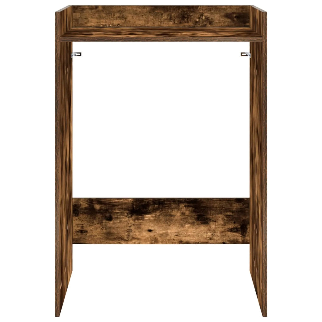 Mobiletto per lavatrice Rovere fumé 67,5 x 62 x 97 cm