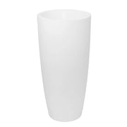 Vaso Luminoso da Giardino a LED Ø43 cm in Resina 5W Cypress Bianco Caldo