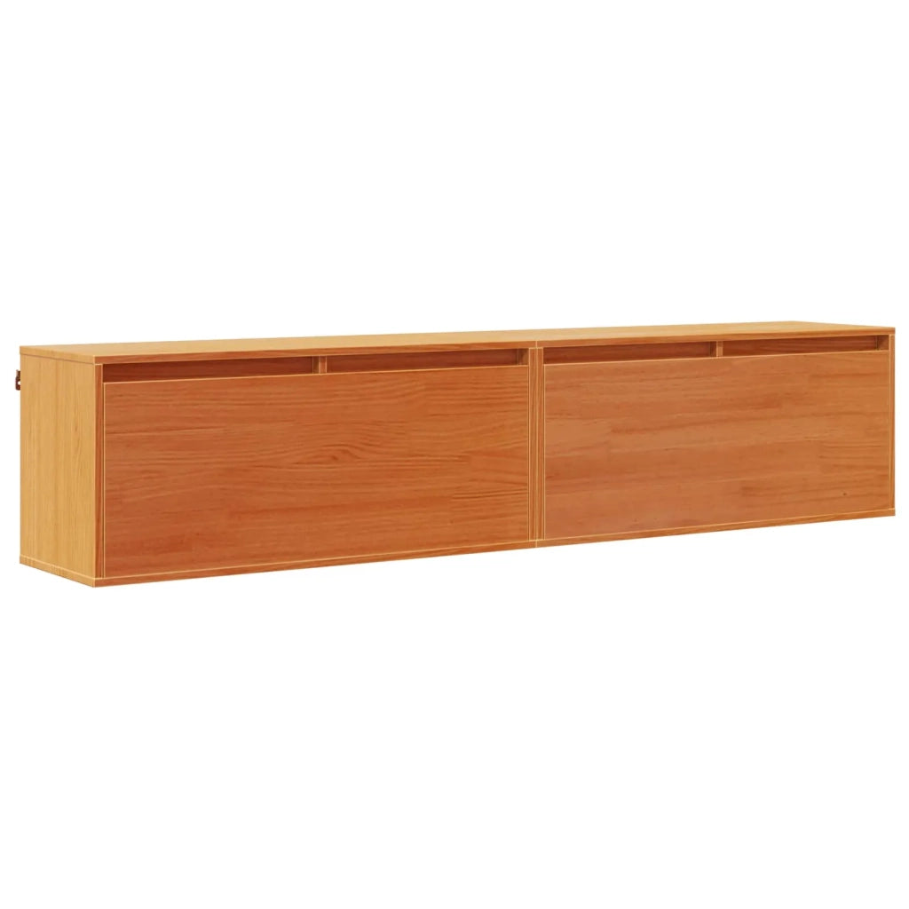 Armadietto a muro 2 pcs Marrone cerato 80 x 30 x 35 cm