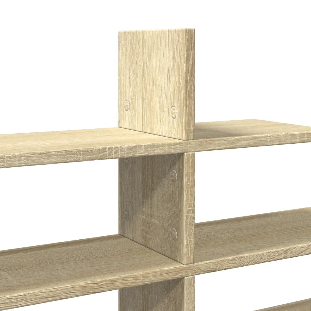 Scaffale Parete Rovere Sonoma 124,5x18x60,5 cm in Truciolato