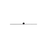 Applique bagno specchio LED Nowodvorski PIN nera 91cm
