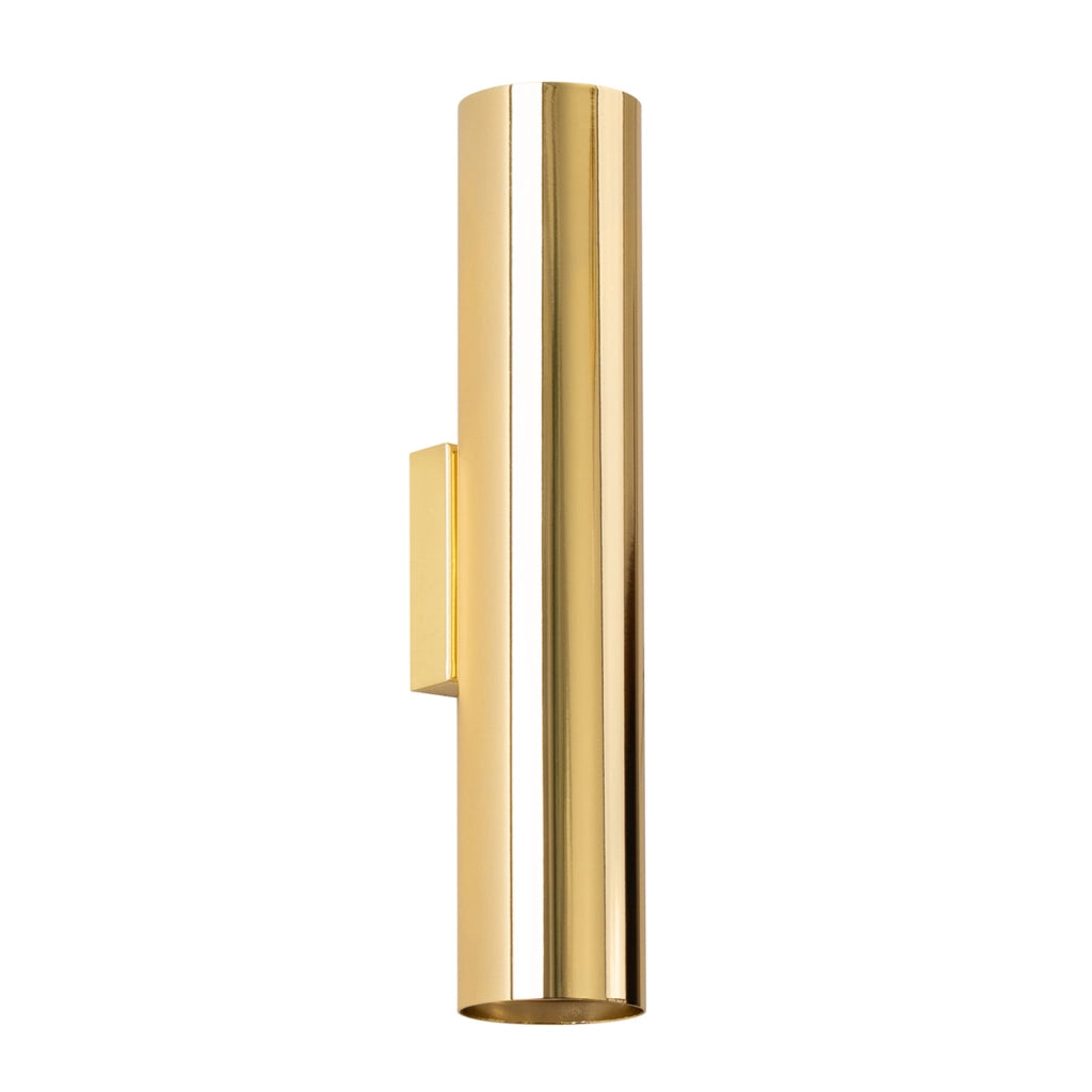 Applique parete oro tubo su-giù 2xGU10 MODENO Pure Lume