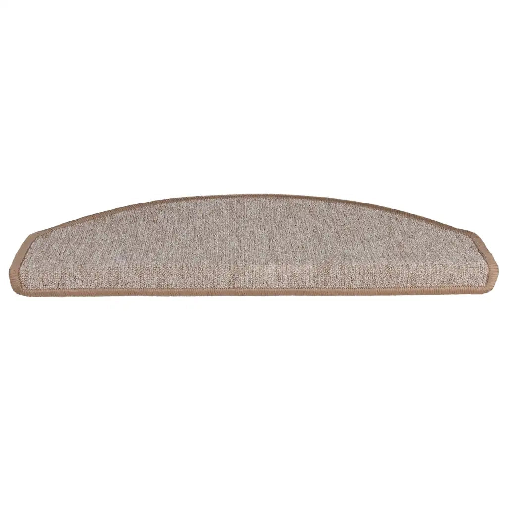 Tappetini per scale 20 pz 65x24x4 cm Marrone chiaro Semicircolari Grandi 3365791