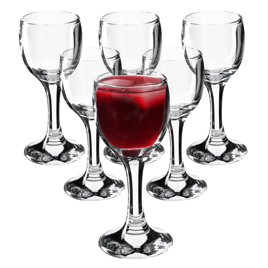 Set di 6 bicchieri KADAX da 55 ml per liquori, vodka e tinture.