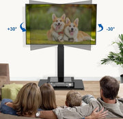 Sostegno per TV da 32 a 70 pollici, piedistallo per TV, sostegno per TV libero, regolabile in altezza, girevole, massimo VESA 400x400 mm, 50 kg
