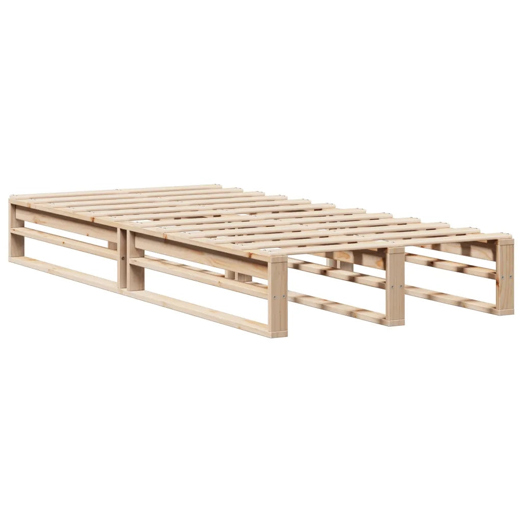 Letto singolo | Letto per adulti | Letto senza Materasso 90x190 cm in Legno Massello di Pino