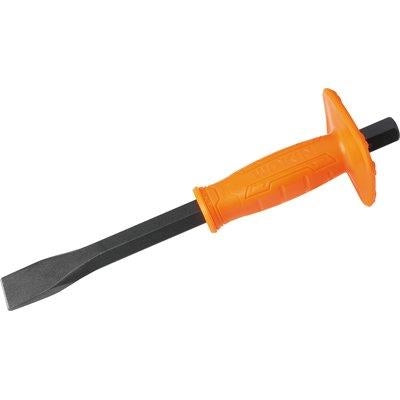 SCALPELLO MURATORE A TAGLIO + SALVAMANO 2551 WOKIN - ACCIAIO FORGIATO MM 300X18X24 255112- 3 pezzi