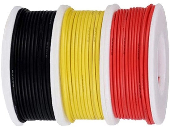 Kit di cavi di collegamento 24 AWG a 3 colori per progetti DIY