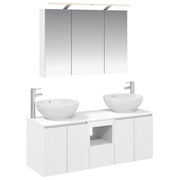 Set di Armadi da Bagno 4 pcs Bianco Legno ingegnerizzato 3406495