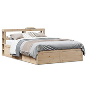 Giroletto con Testiera 140x190 cm in Legno Massello di Pino