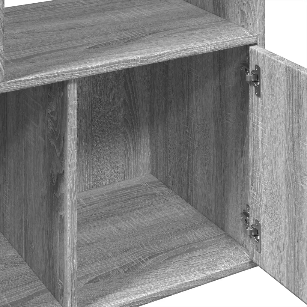 vidaXL Libreria Grigio Sonoma 70x36x189 cm in Legno Multistrato