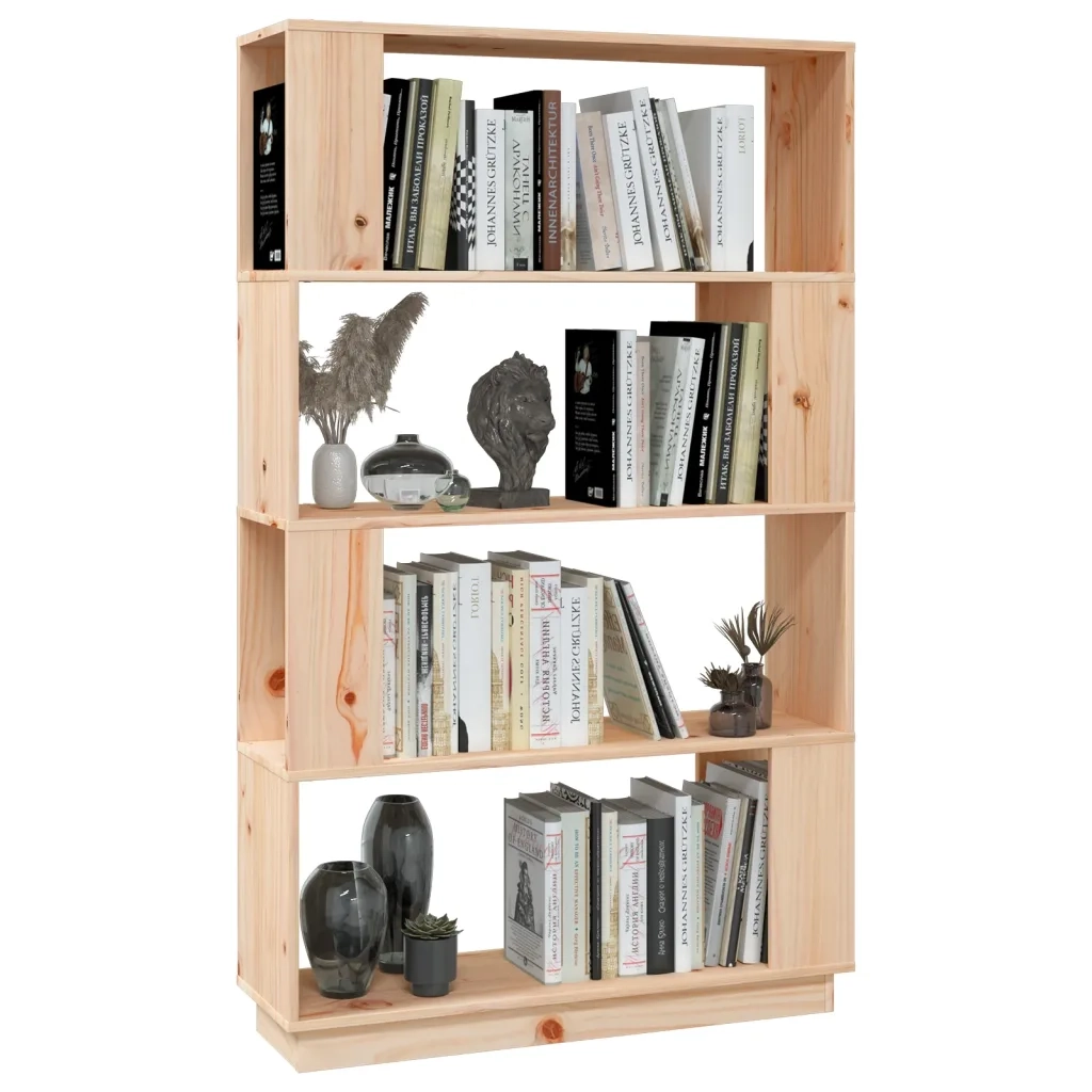 Libreria/Divisorio 80x25x132 cm in Legno Massello di Pino 814059