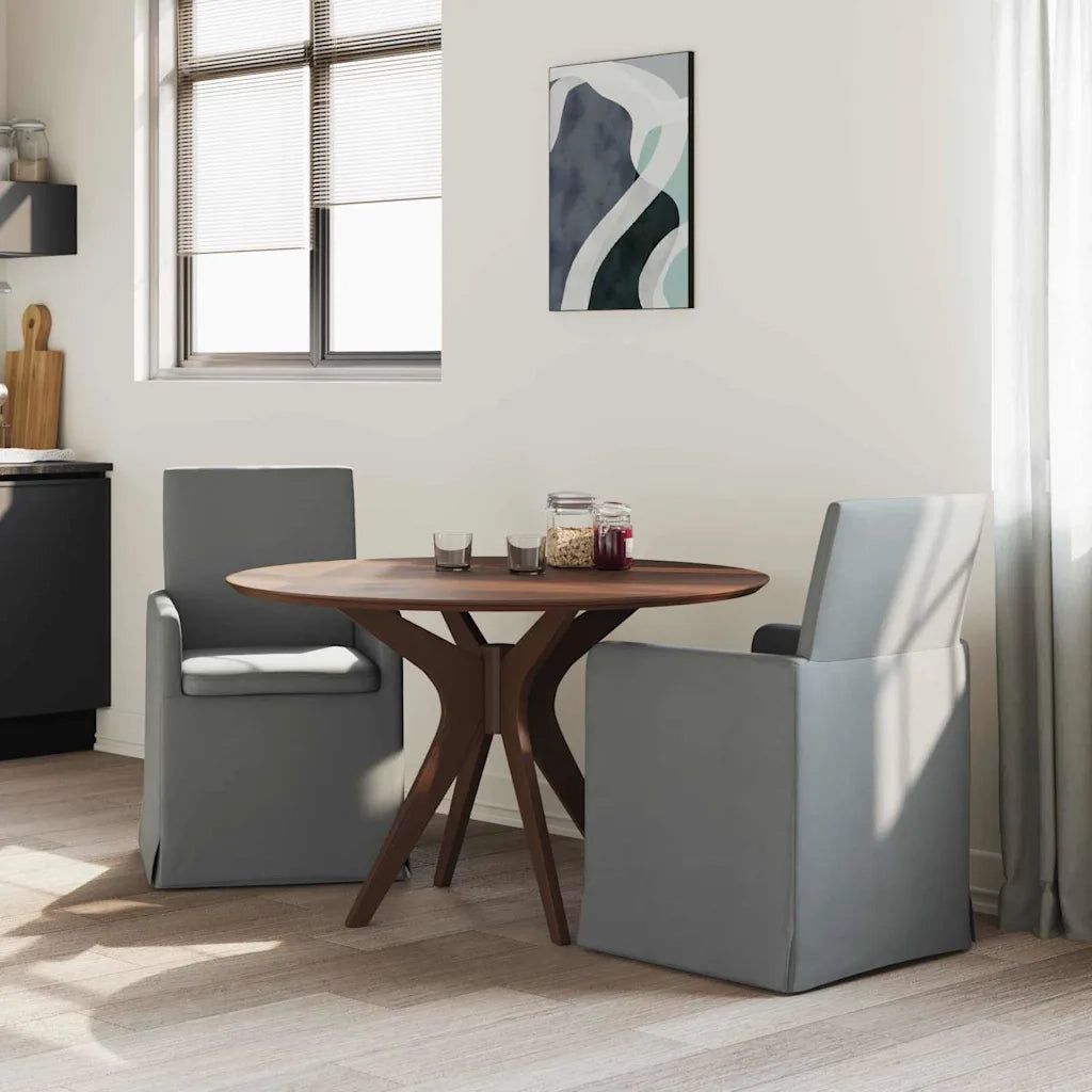 Sedie da pranzo 2 pcs Grigio scuro 57 x 67 x 95 cm Tessuto 42017904