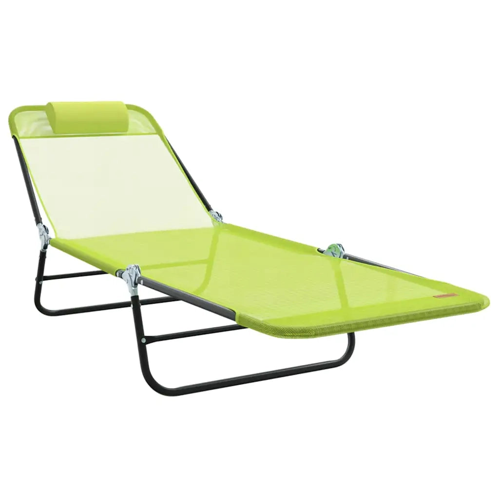 Lettino prendisole pieghevole Verde 182 x 55 x 85,5 cm 42003155