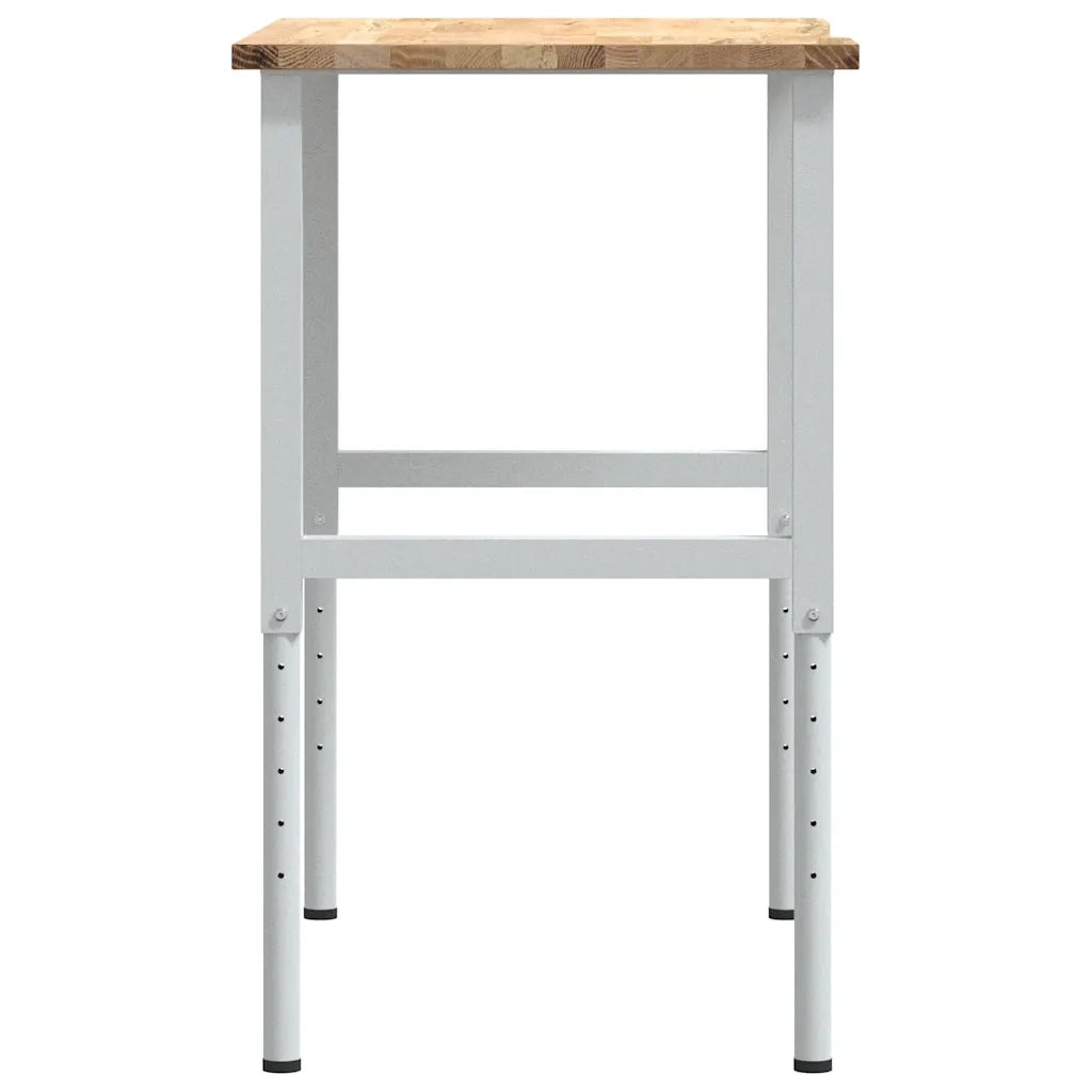 Banco da Lavoro 100x60x(71,5-98) cm Legno Massello Rovere 3309717