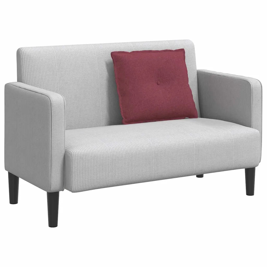 Cuscino per Schiena Rosso Vino 60 x 19 x 50 cm Tessuto 42014661