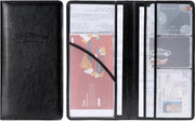 Hoes per patente e permesso di guida - Copia autentica - Portafoglio documenti di guida - Portafoglio documenti di guida – Etui patente - Hoes per permesso di guida - Nero