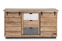 Credenza 2 Ante 3 Cassetti Tudor in Legno